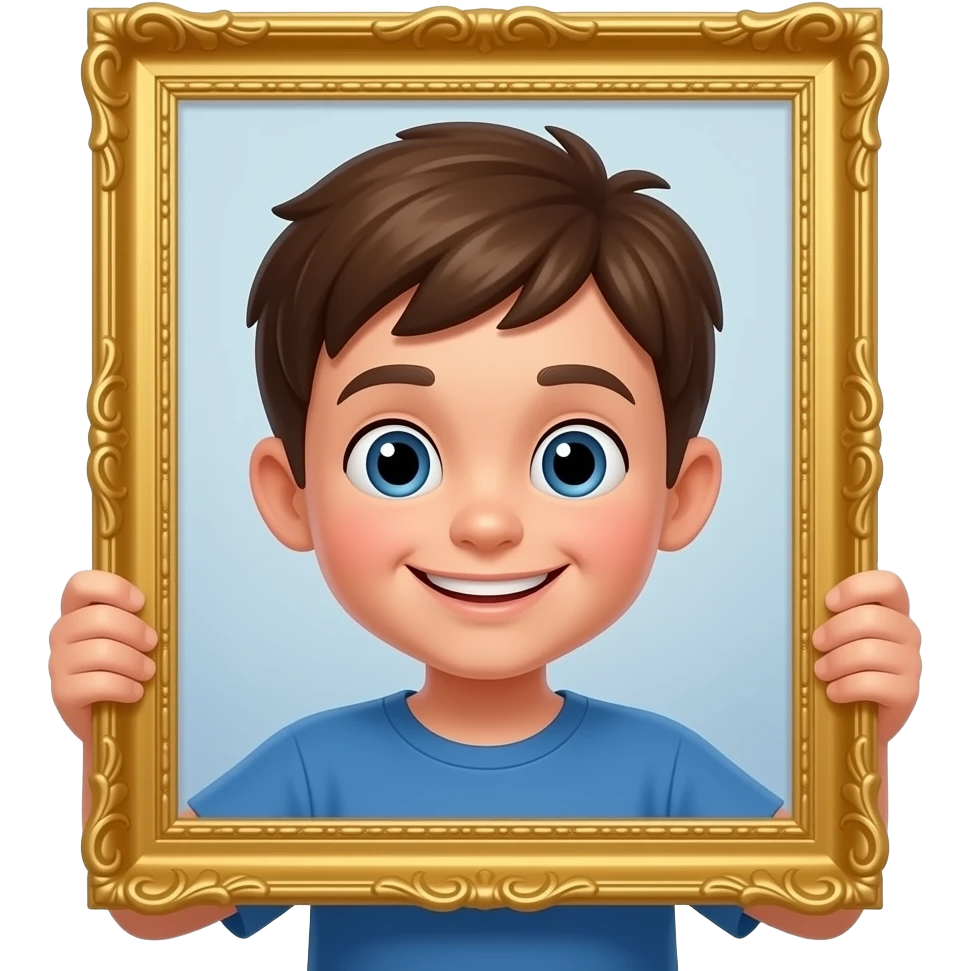 a jowish boy happy with a keph emoji