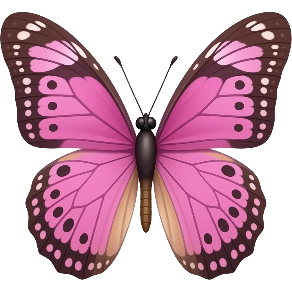 mariposa rosa emoji