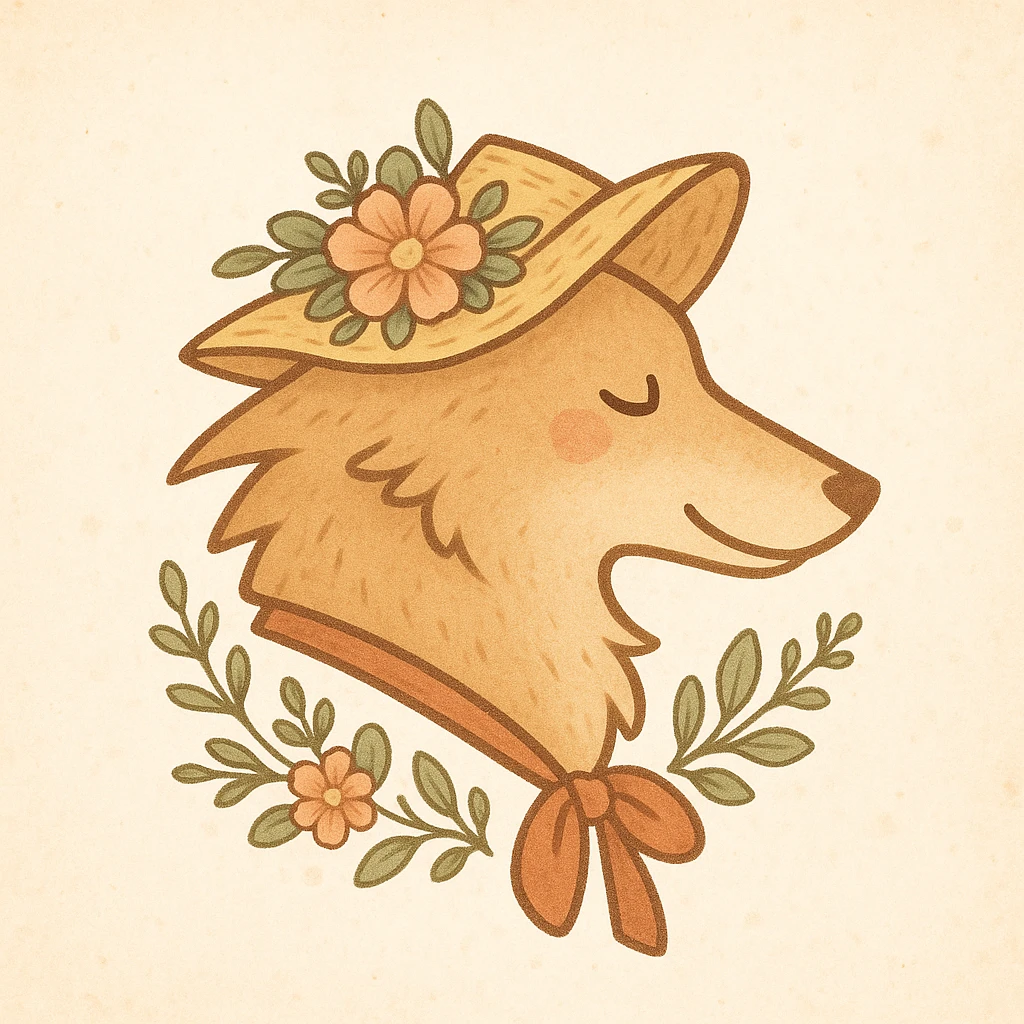 Give the Overwolf logo a cute cottagecore makeover emoji