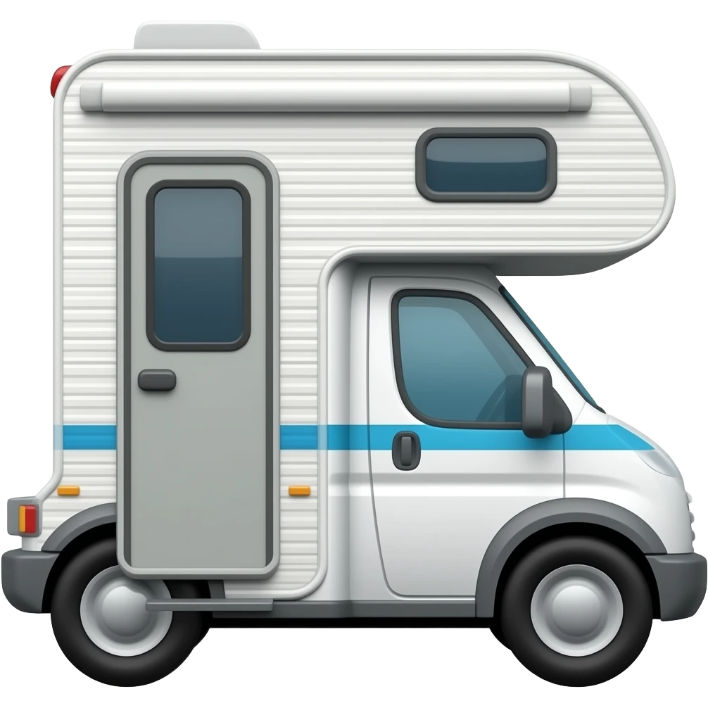 Motor Home Side View emoji