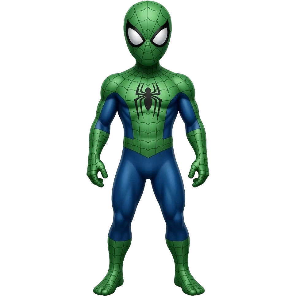 SPIDERMAN VERDE CUERPO COMPLETO emoji