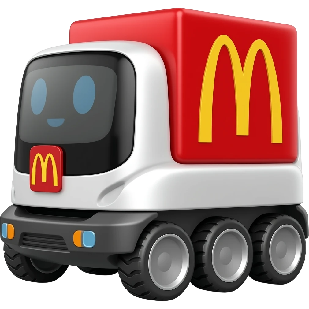 mcdonalds delivery robot emoji