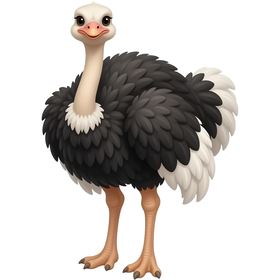 Ostrich emoji