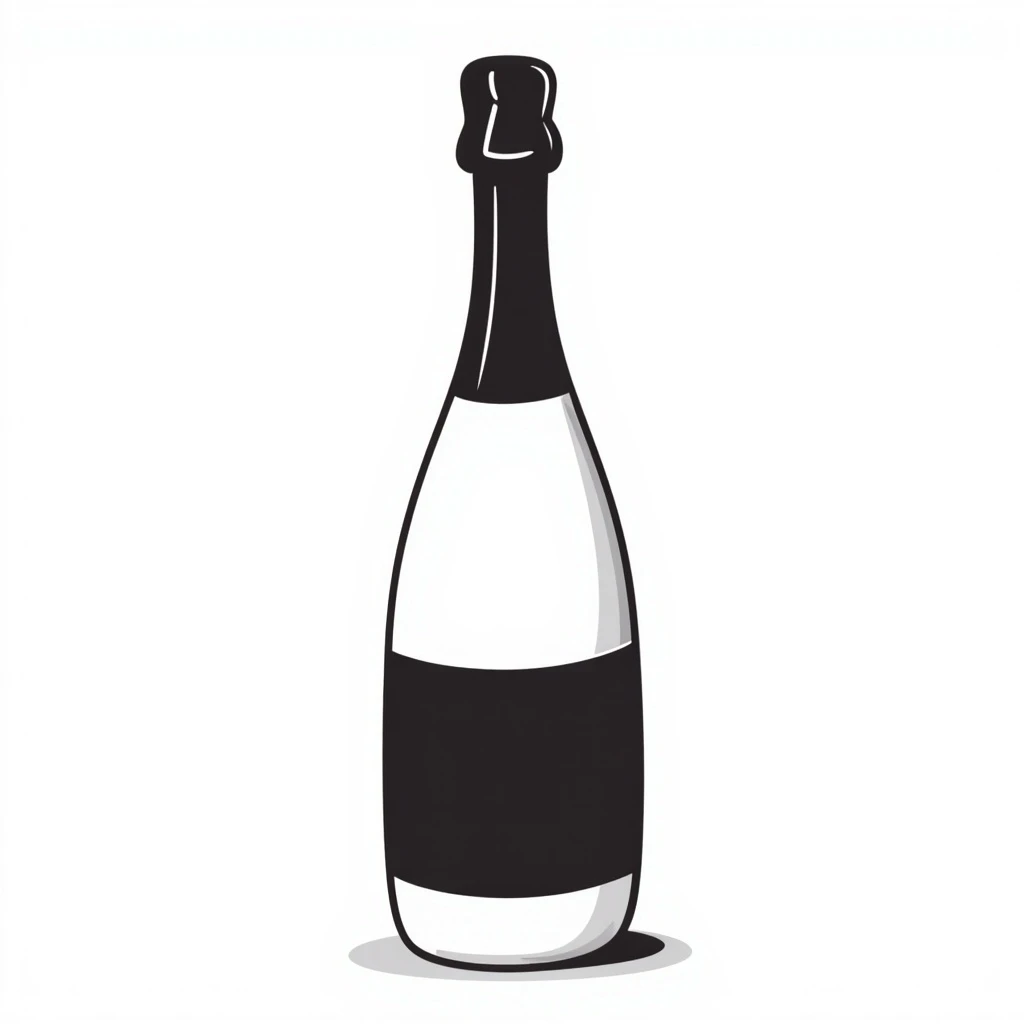 champagne bottle emoji