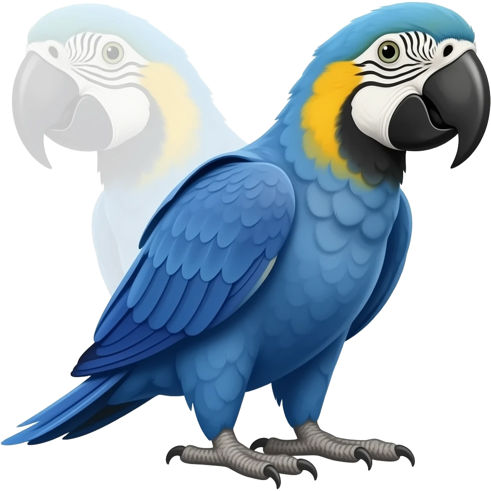 Arara azul emoji
