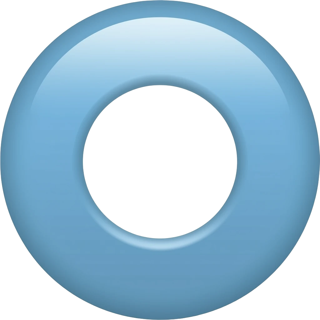 اعمل لي دائرة زرقاء فاتحة داخخلها صح ابيض emoji