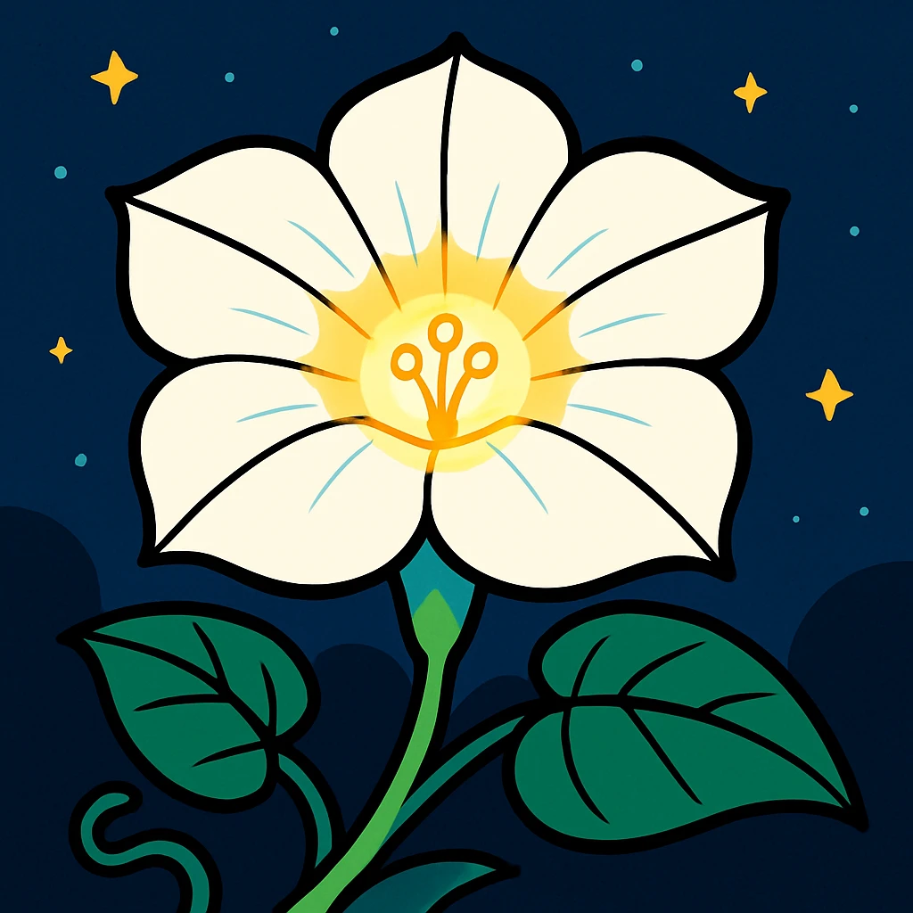 moonflower emoji