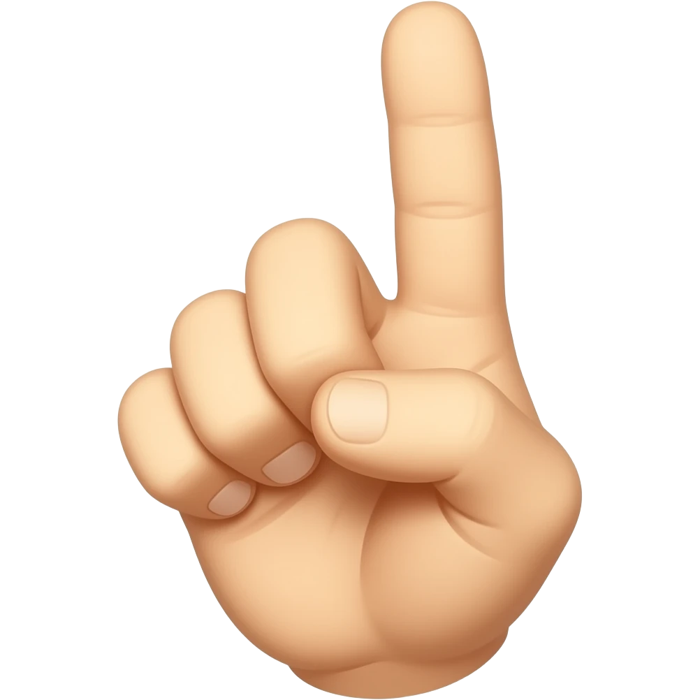 Aki Kon's Hand Sign emoji