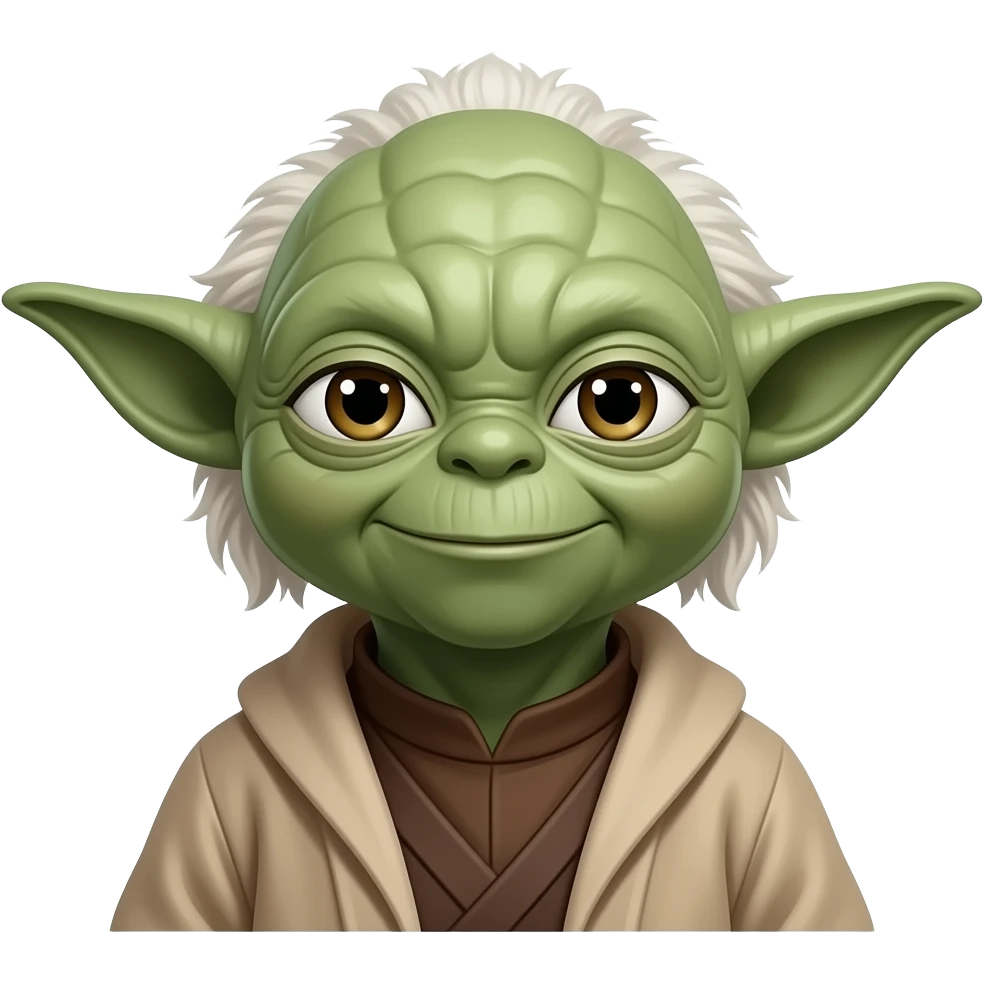 Yoda with a female hot apprentice emoji
