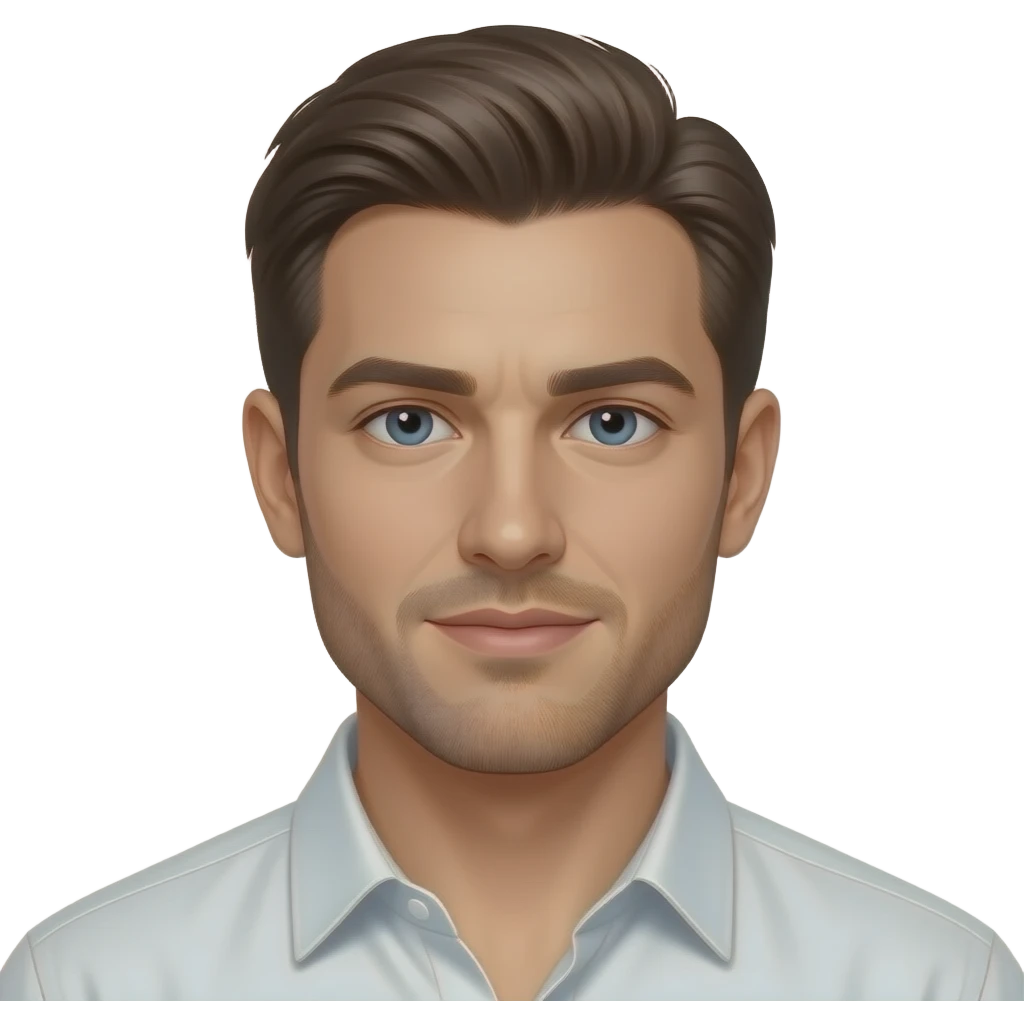 the most beautiful man in the world (realistic) emoji