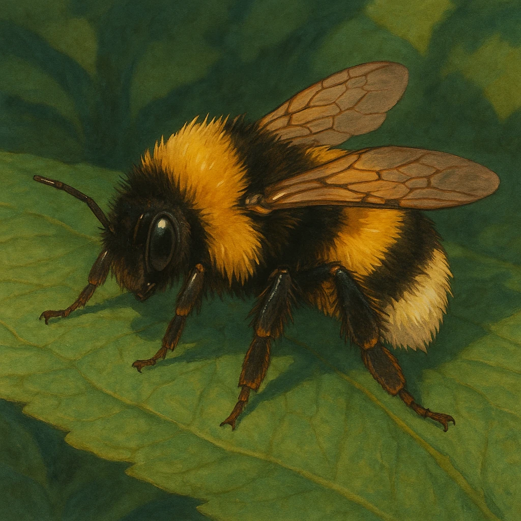 realistic-ish bumblebee emoji