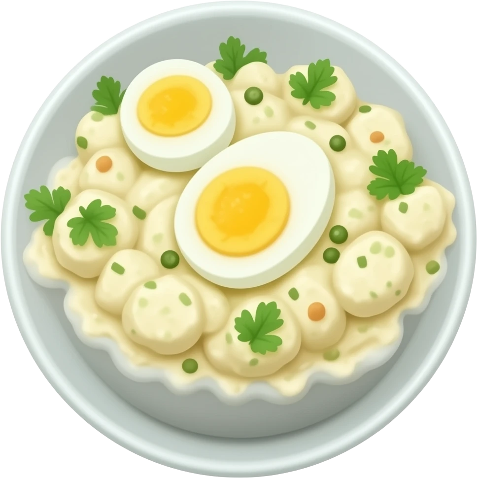 hyper realistic - egg salad emoji