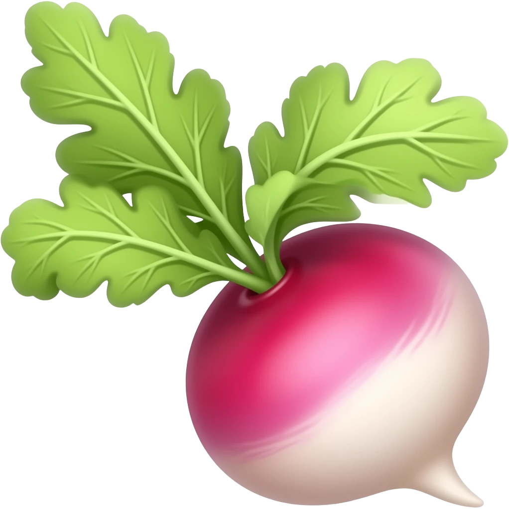 Radish emoji