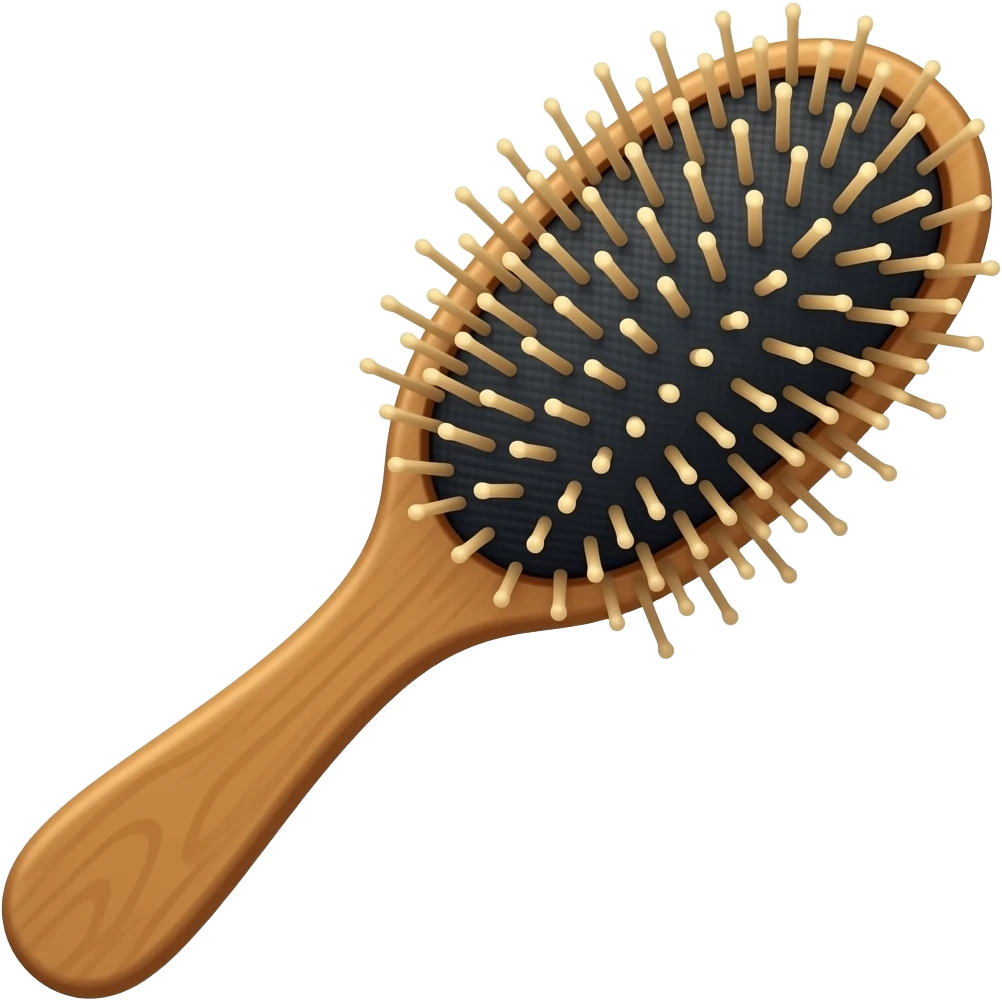 hair brush emoji