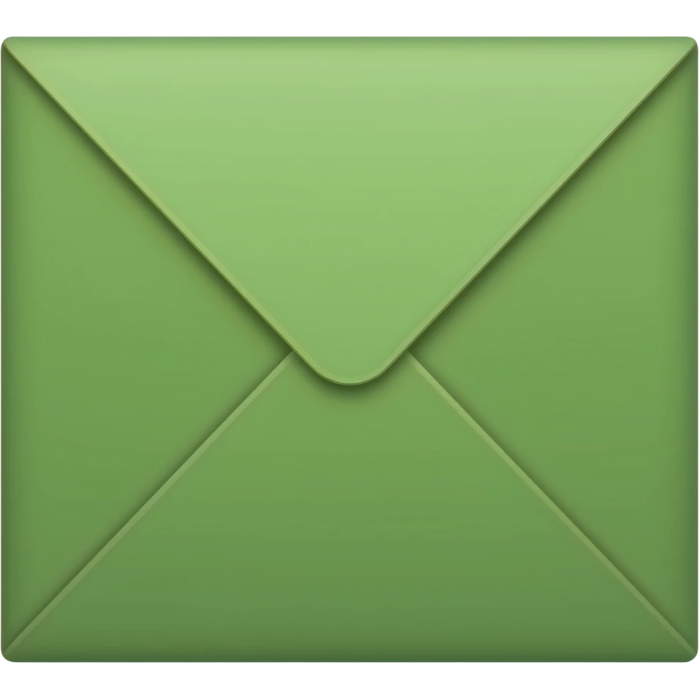 envelope green emoji