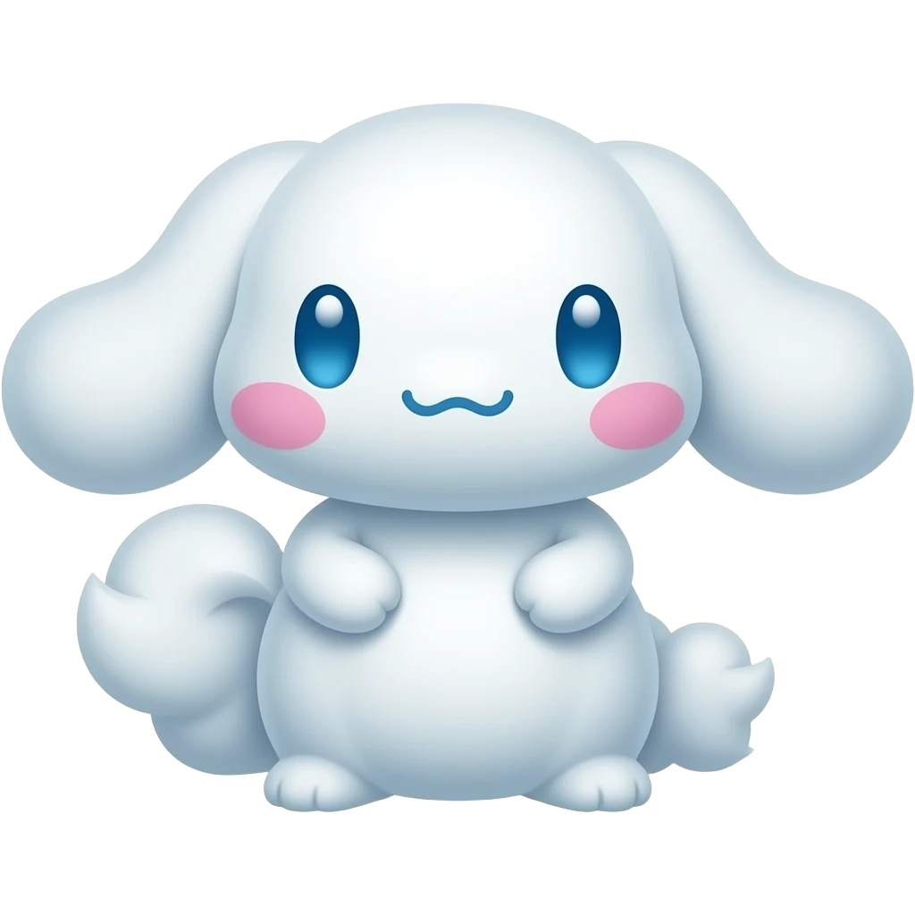 Cinnamoroll bun bun sanrio pokemon shiny full body! emoji