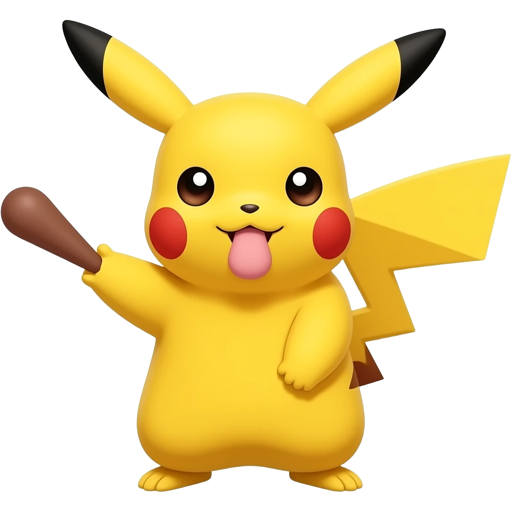 Farting pikachu looking cool emoji
