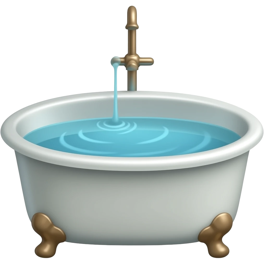 creepy bathtub emoji