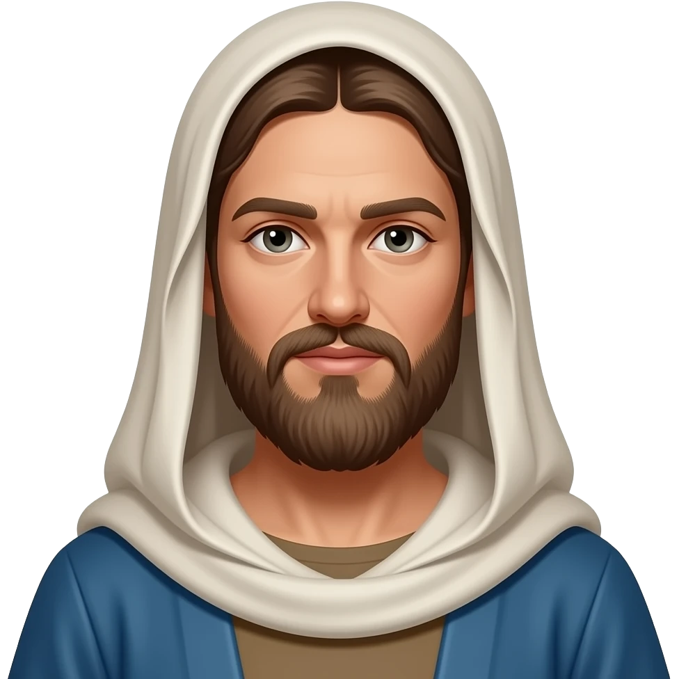 White lady playing the biblical Mrs Noah emoji