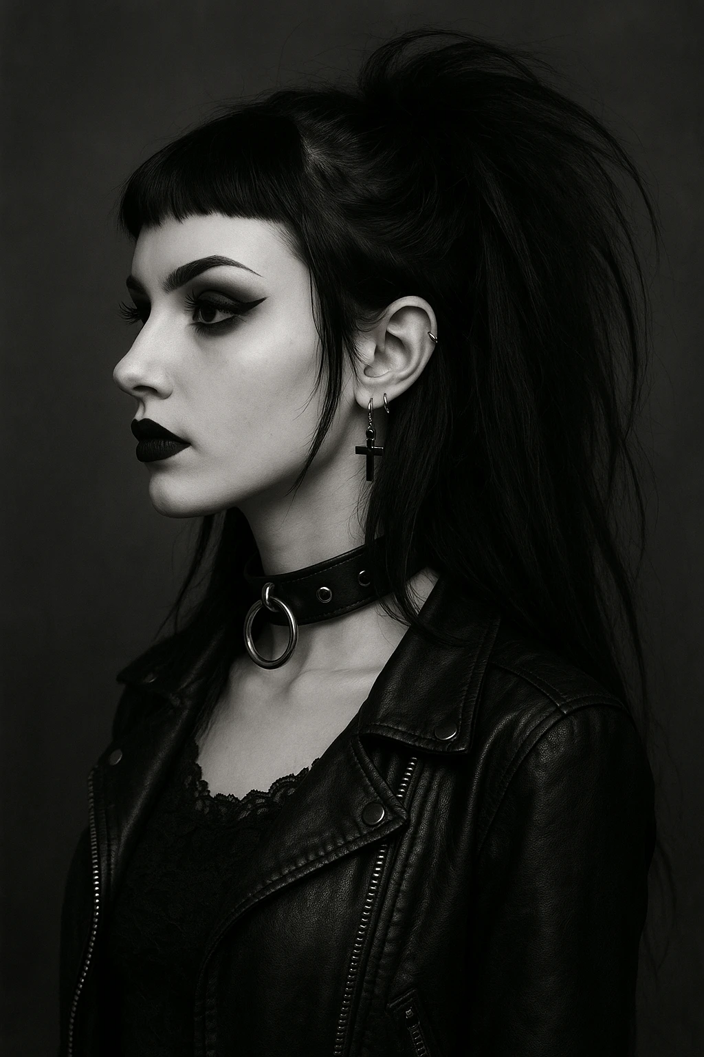 goth profile girl emoji