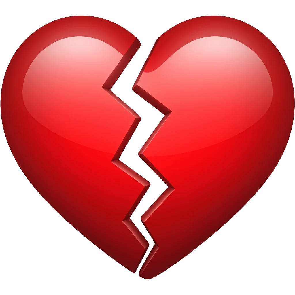 broken heart emoji