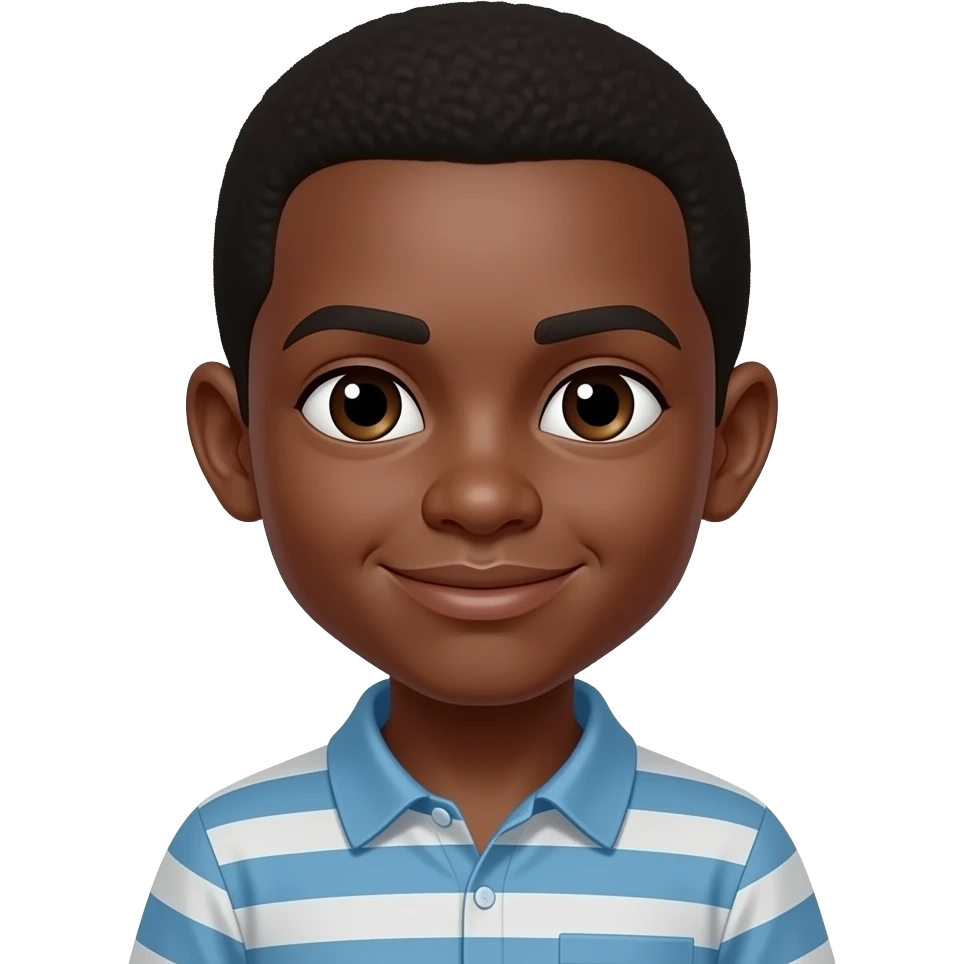 menino africano emoji