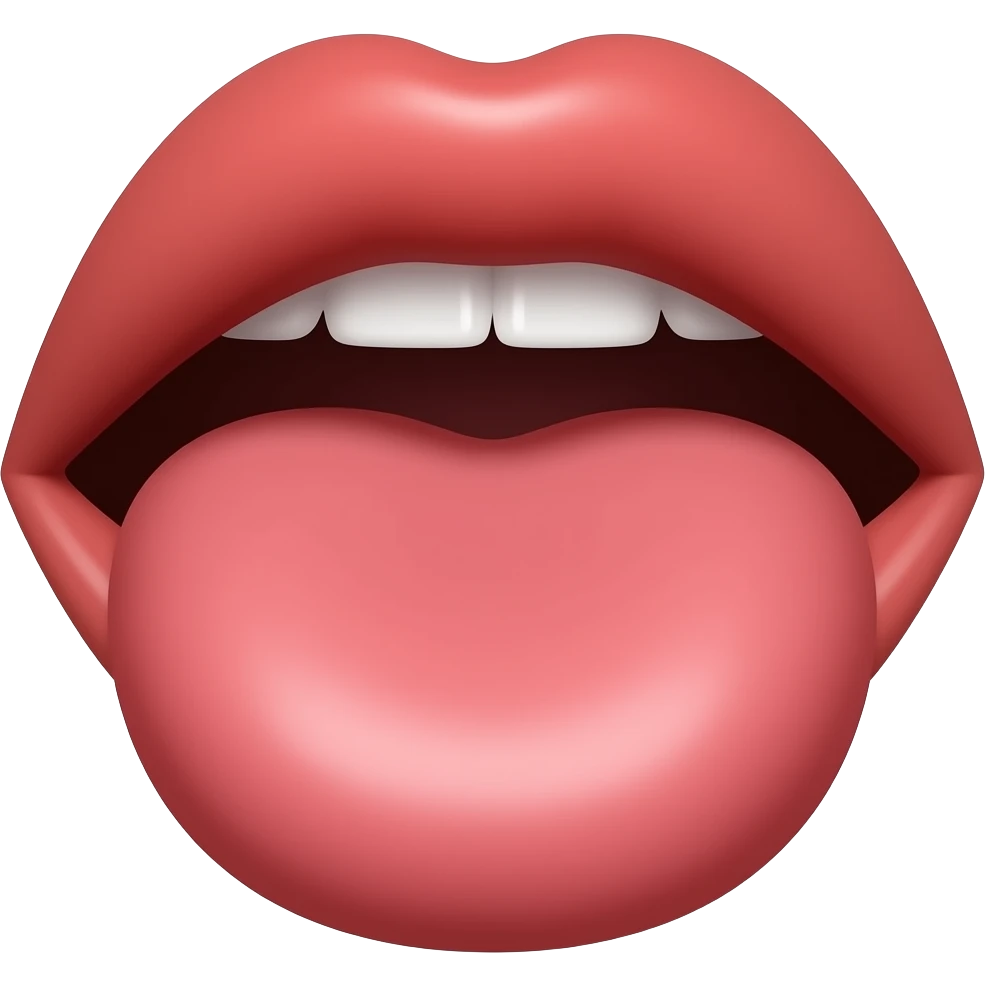 Sucking dick and Cum in mouth emoji