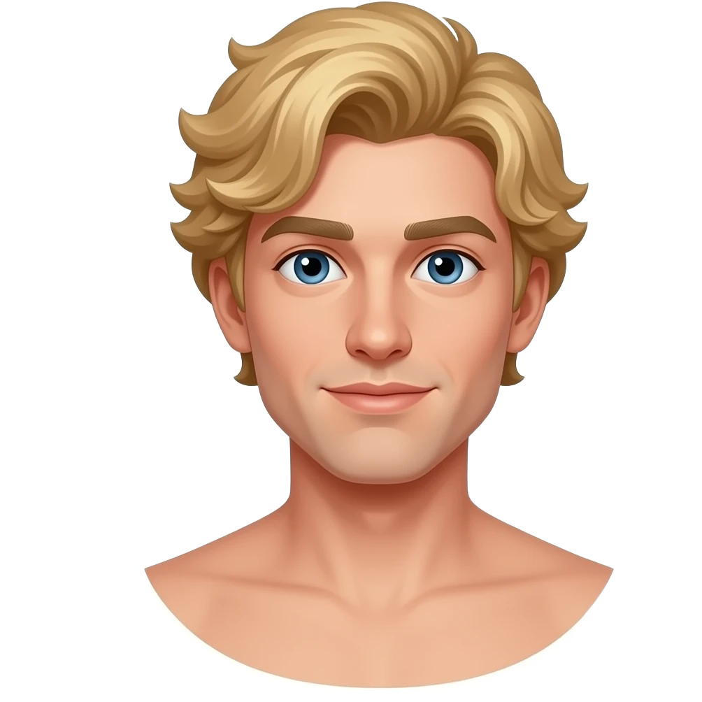 Man naked blonde shake butt. emoji