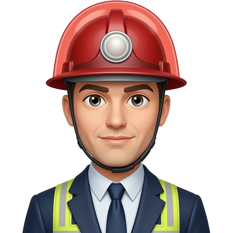 A person with a siren for a head emoji