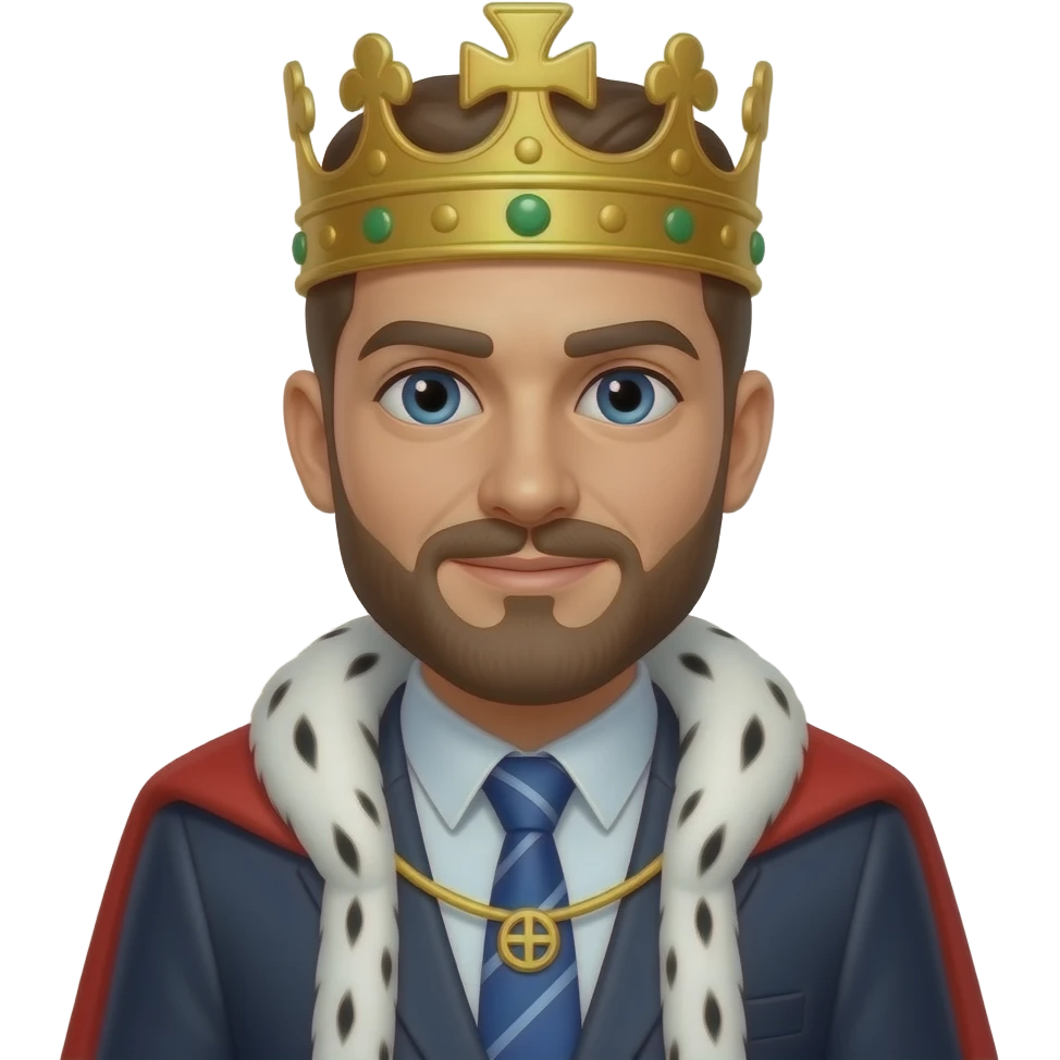king in suit emoji