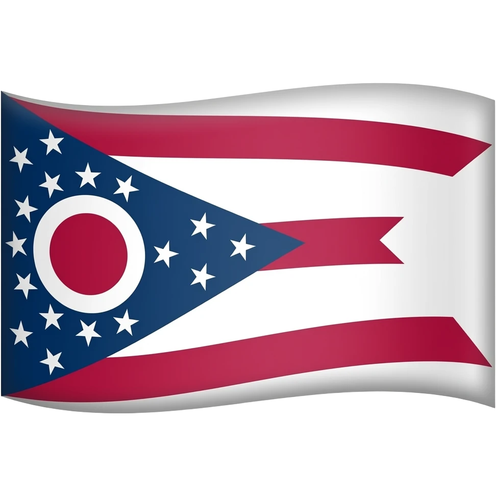 Ohio flag emoji emoji