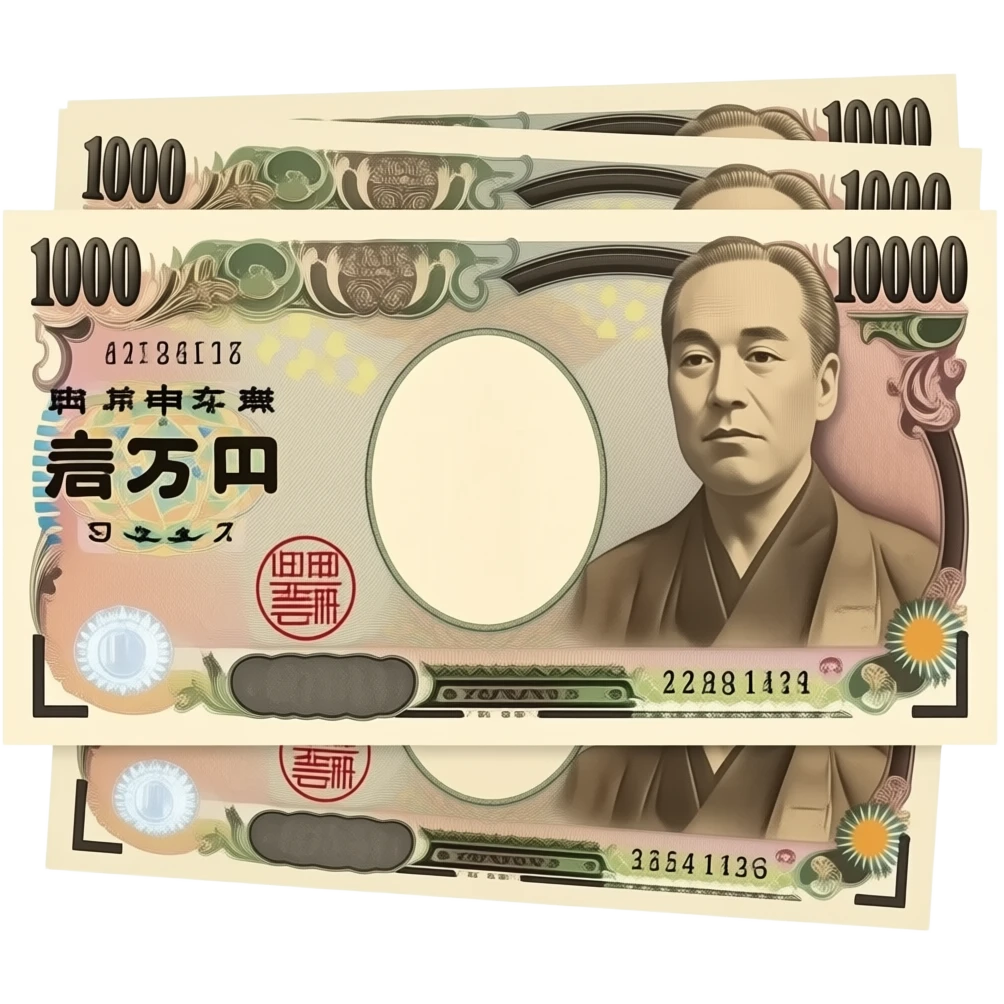 YN but white  money emoji