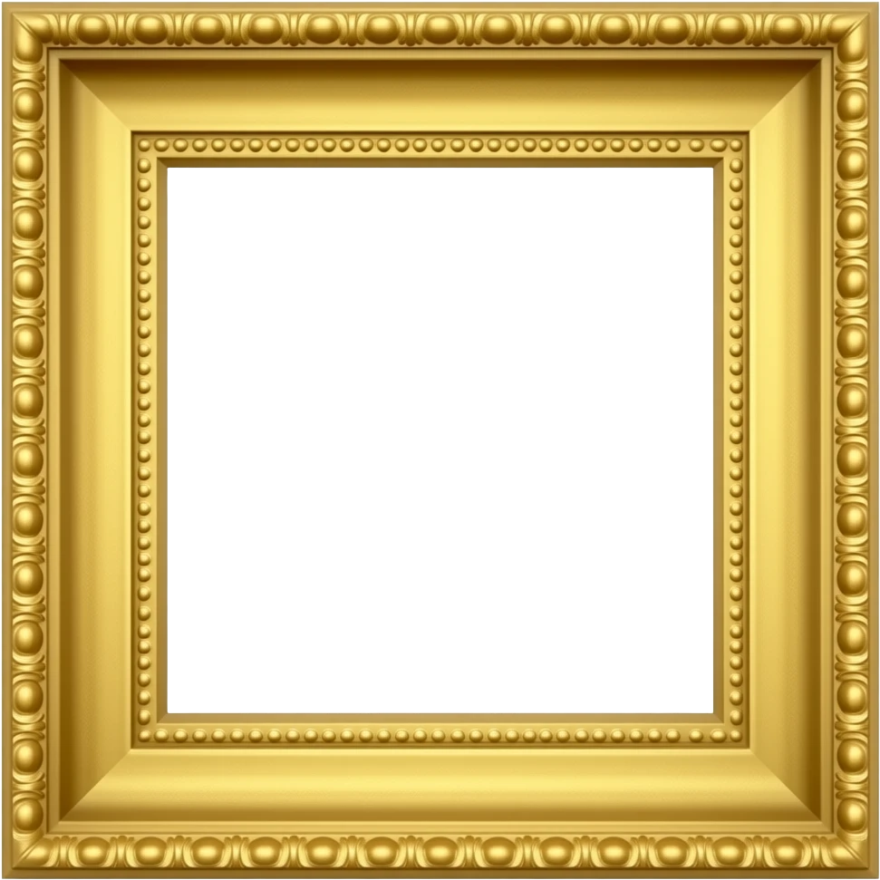 GOLD BEVELED FRAME emoji