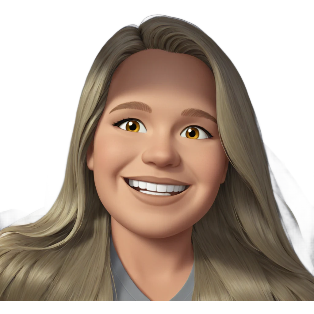 smiling girl in car interior emoji