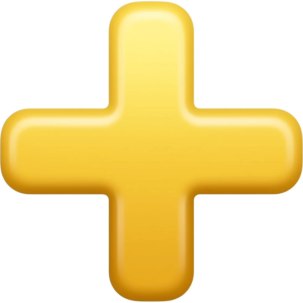 Yellow Cross emoji