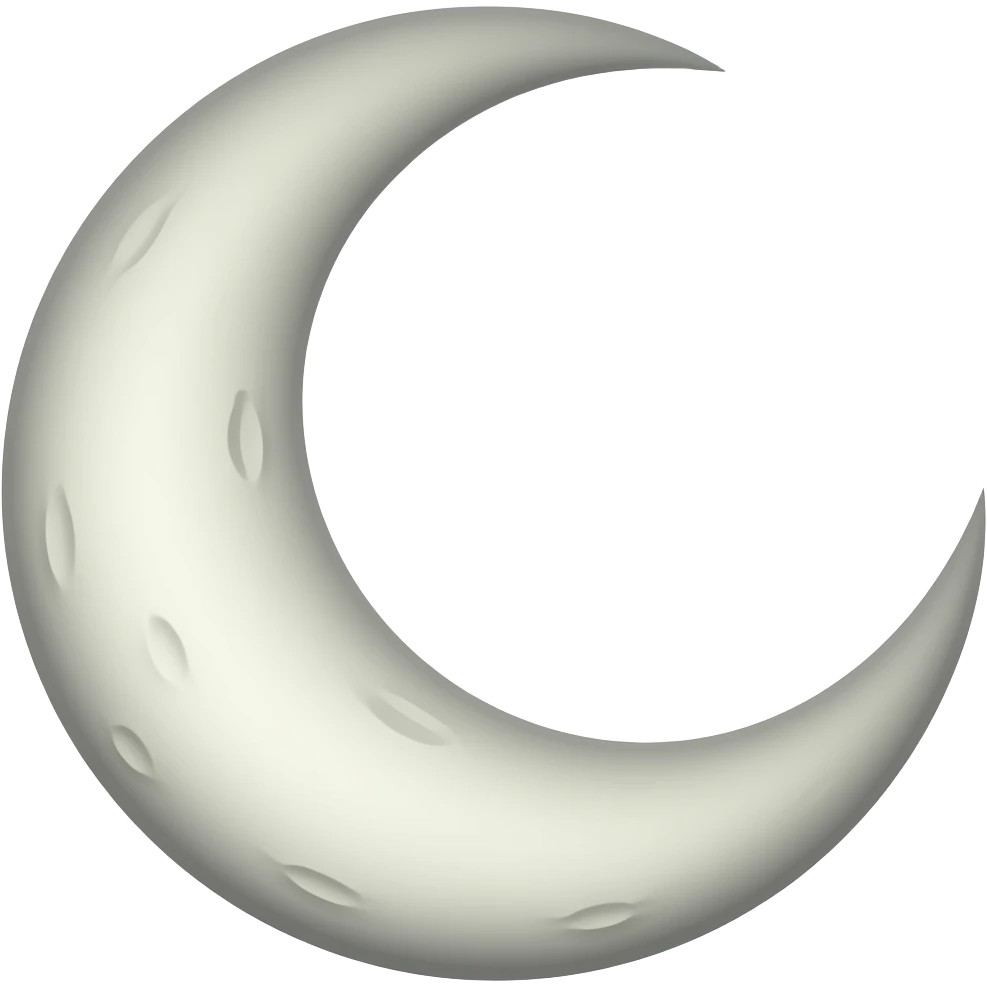 Crescent Moon emoji