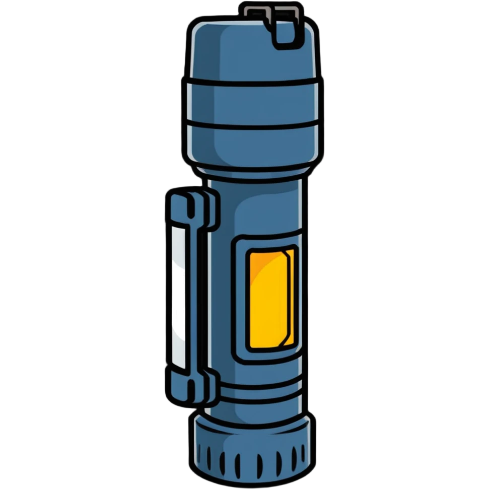 camping flashlight emoji