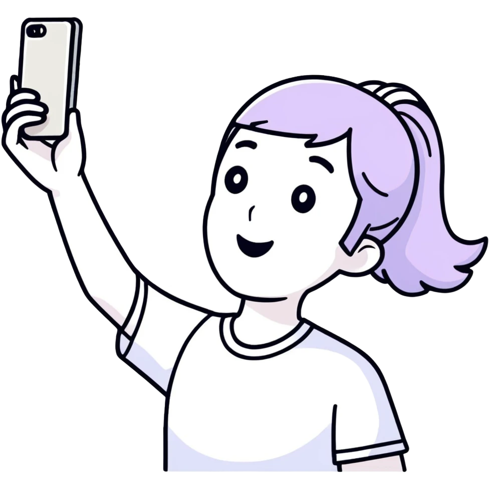 一個自拍的人 emoji