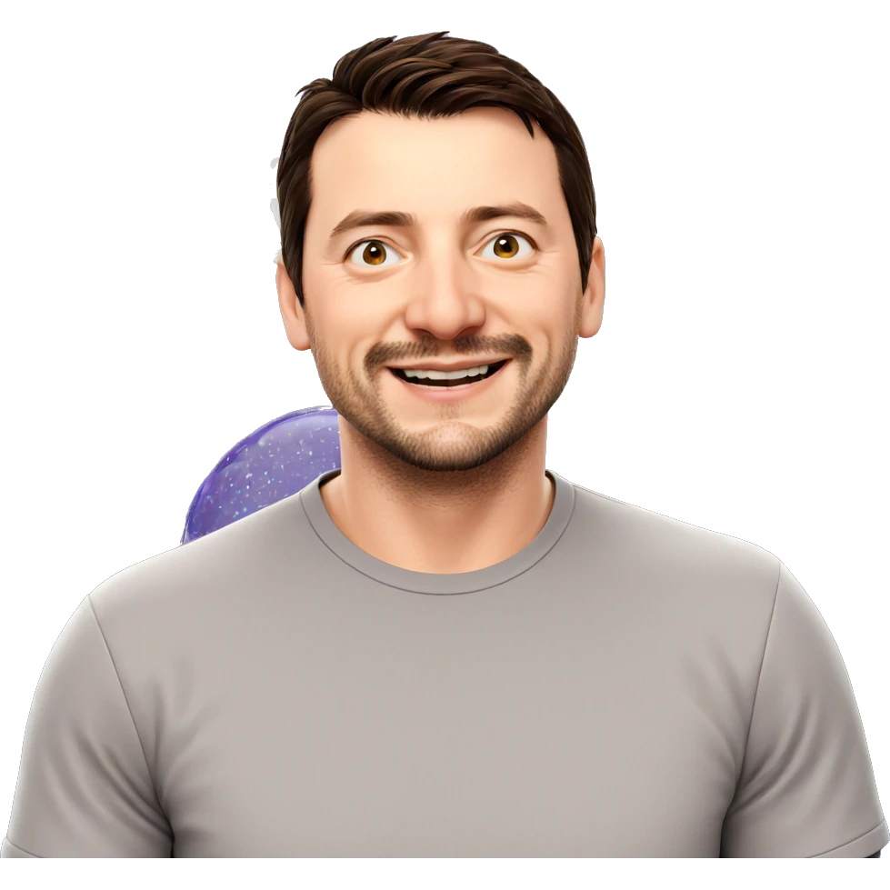 smiling man with beard emoji