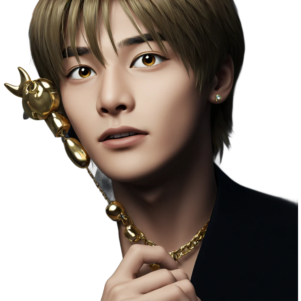 boy with jewelry portrait emoji