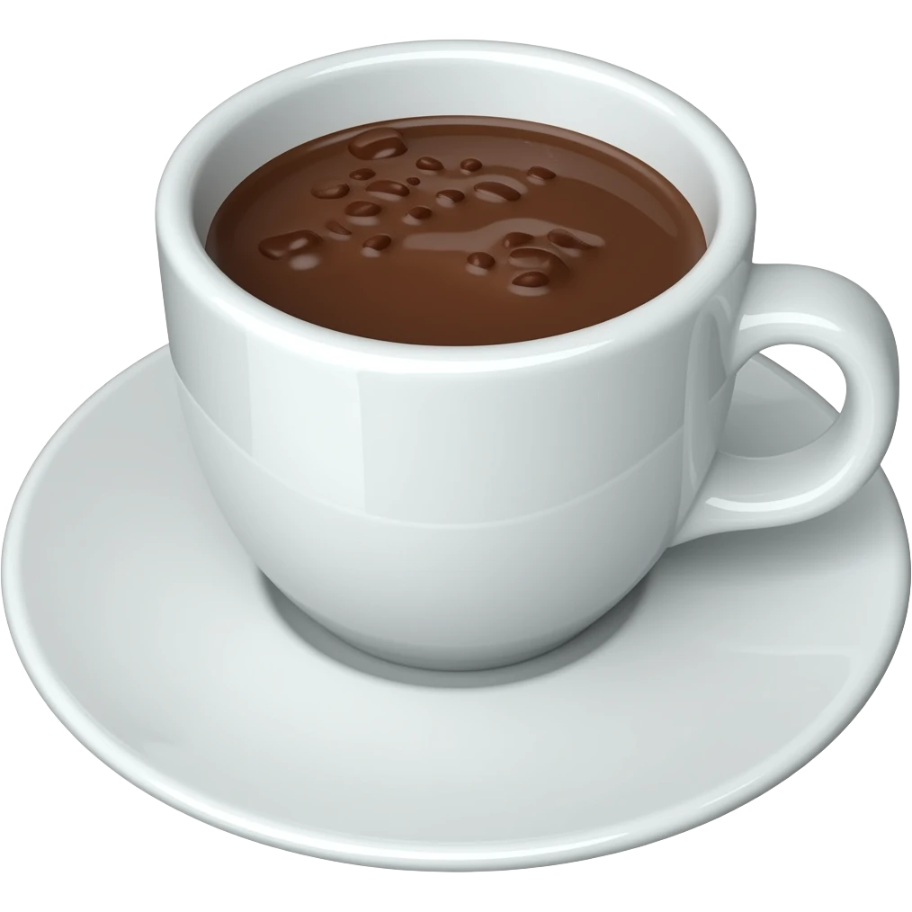 Hot chocolate emoji