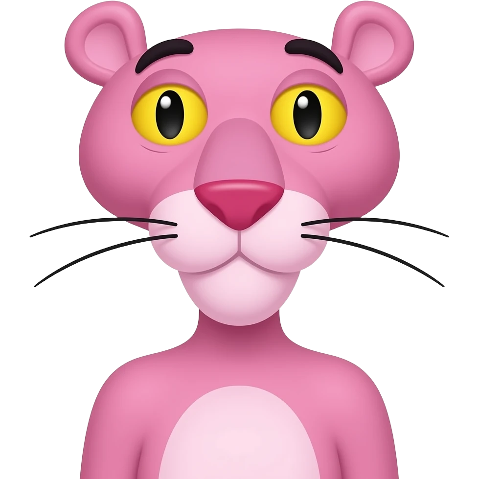 Pink pantheress wearing all pink emoji