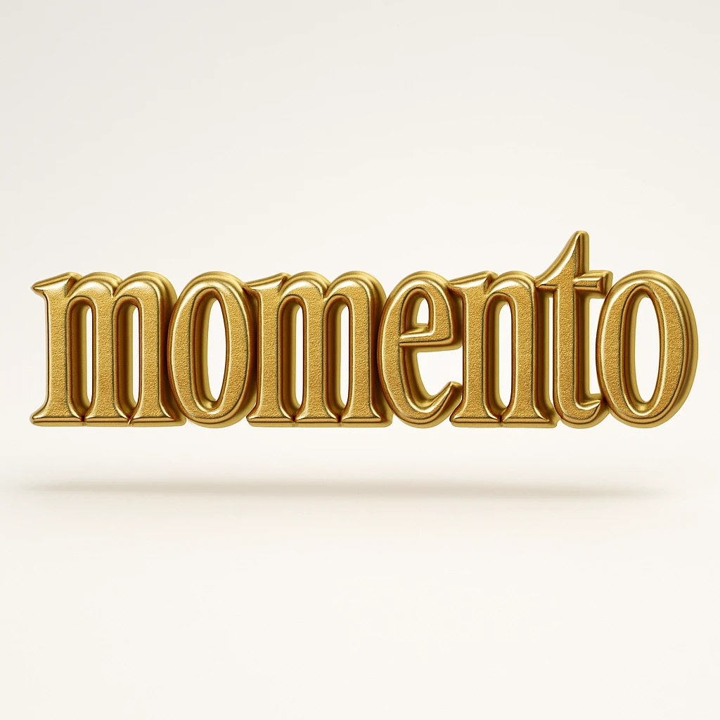 type "momento" but in front view, FINE LINES emoji
