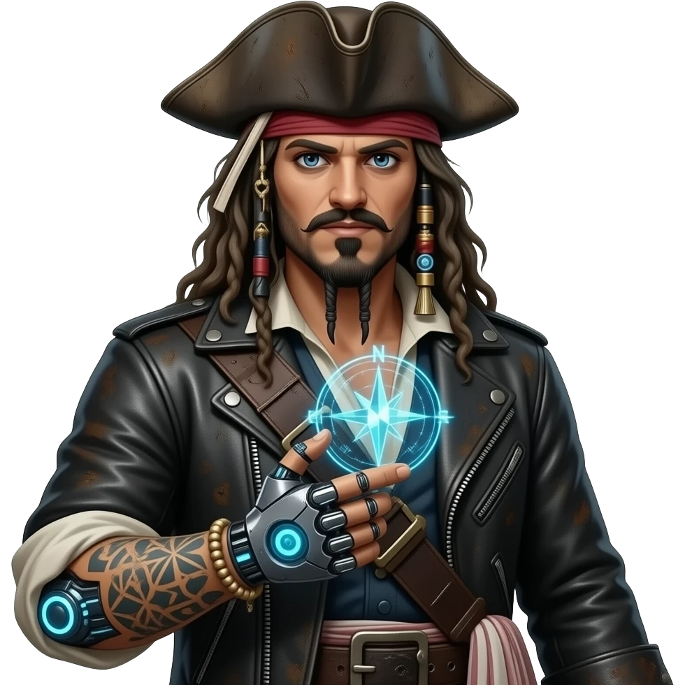 21st century pirate emoji