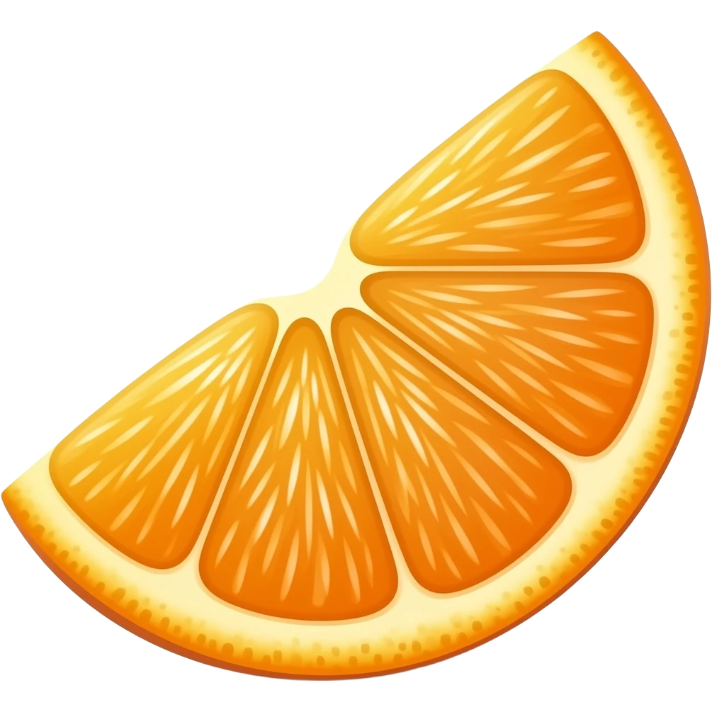 tangerine wedges emoji