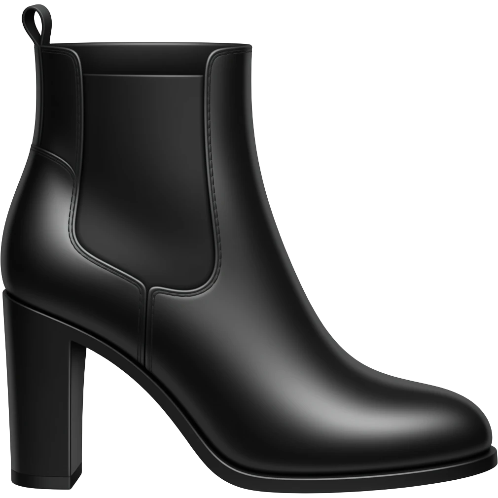 black heeled boots emoji