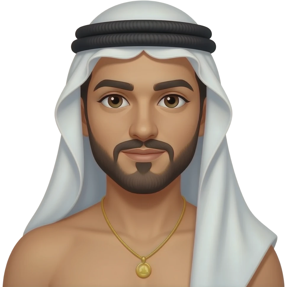 Sexy Arab Mustache rides brown thong emoji