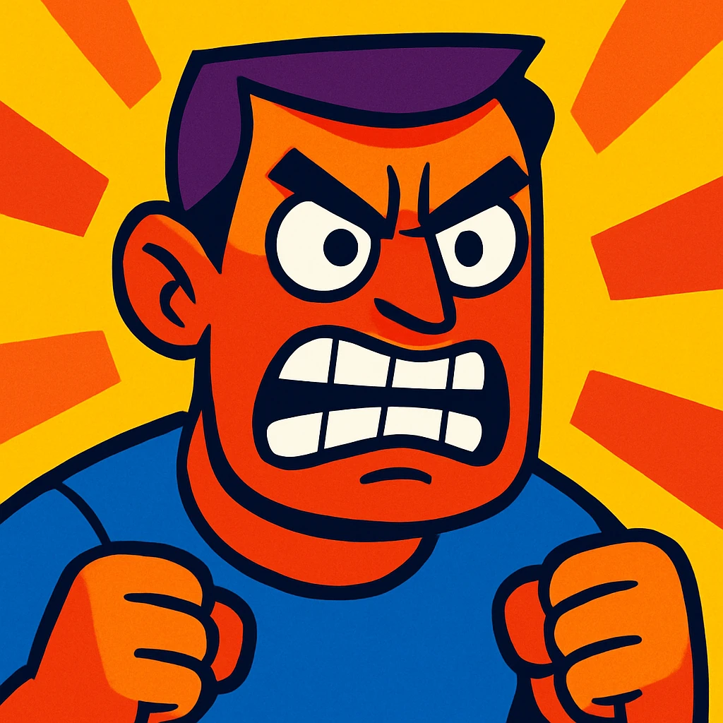 angry man emoji