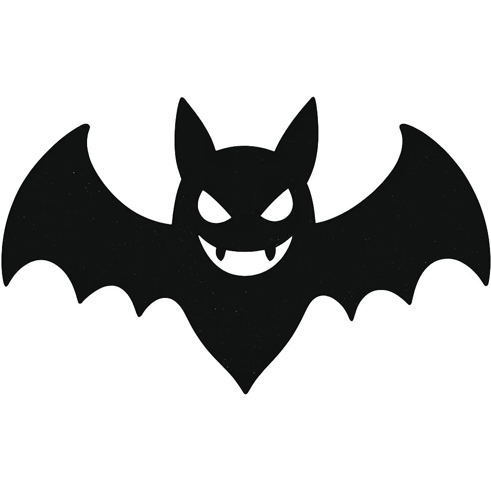 Halloween bat, remove background   emoji