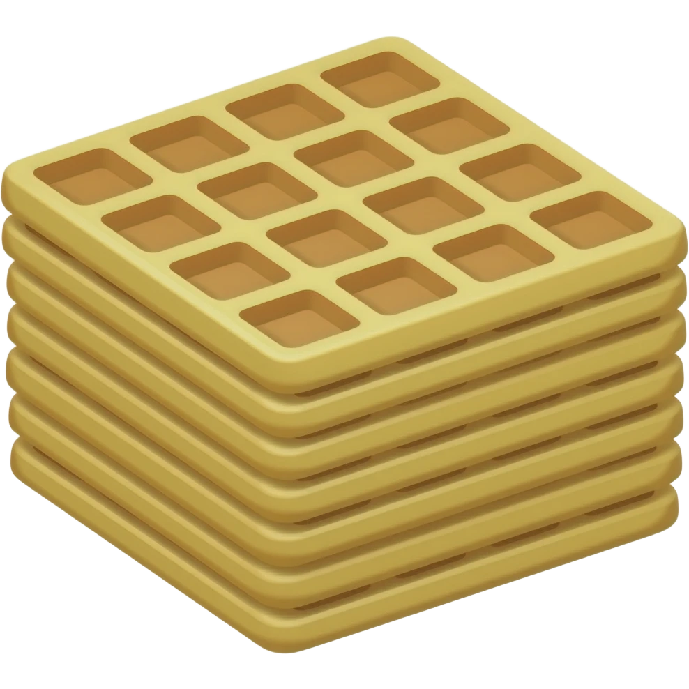 Waffle stacks emoji